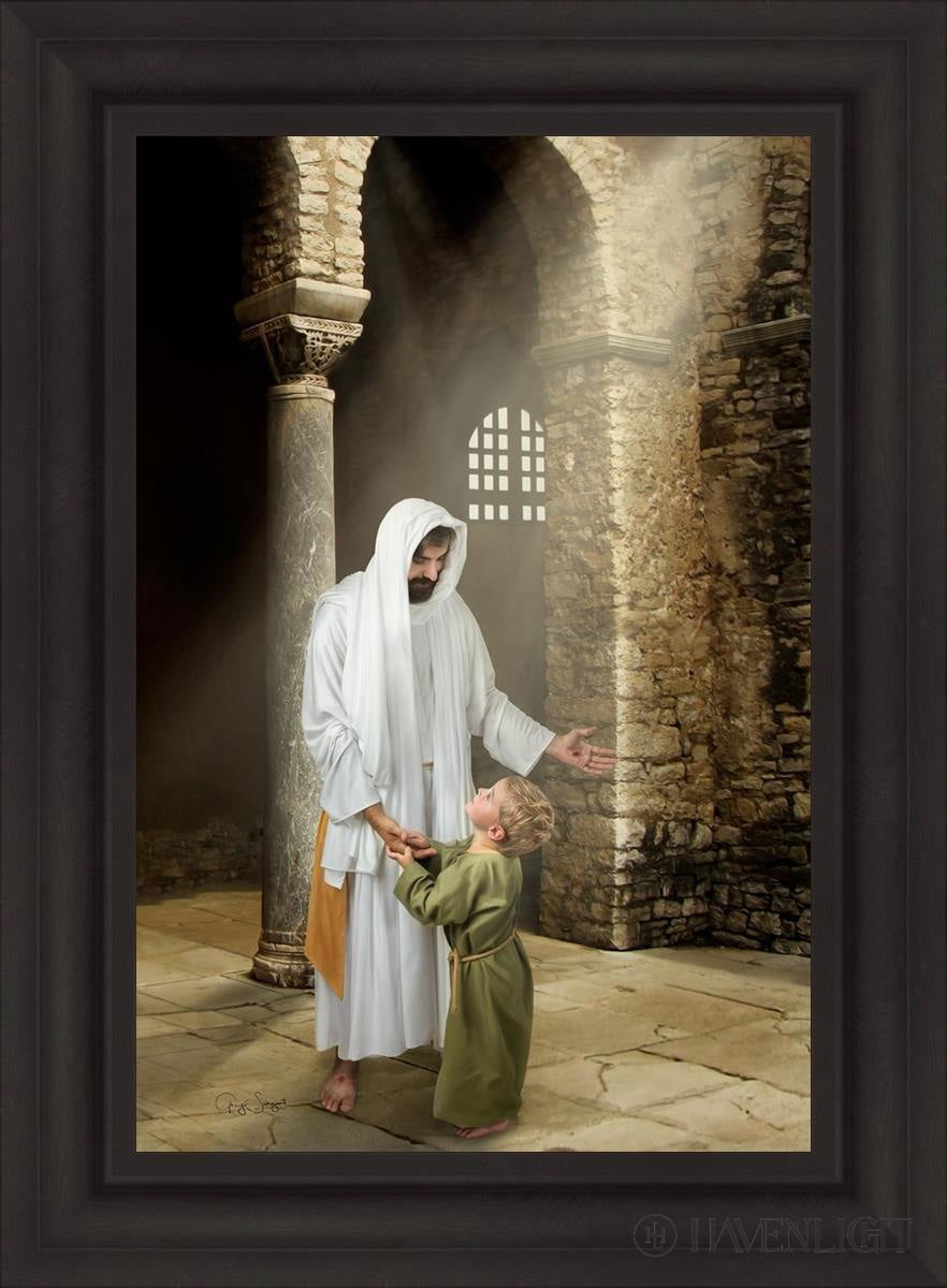 Feeling My Saviors Love Open Edition Canvas / 20 X 30 Brown 27 3/4 37 Art