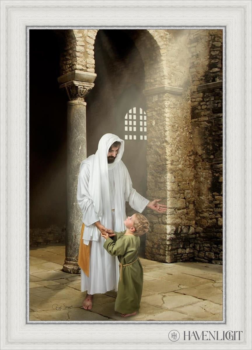 Feeling My Saviors Love Open Edition Canvas / 20 X 30 White 25 3/4 35 Art