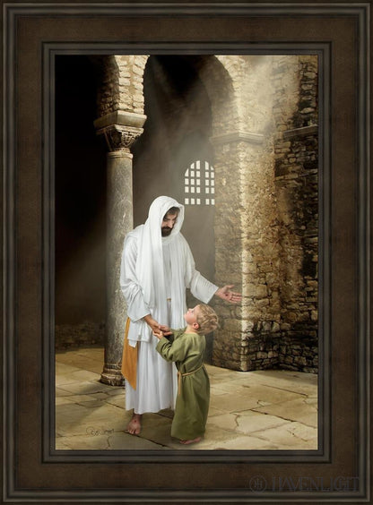Feeling My Saviors Love Open Edition Canvas / 24 X 36 Brown 33 3/4 45 Art