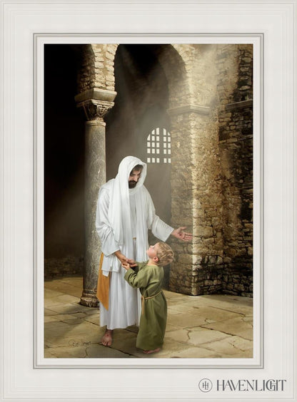 Feeling My Saviors Love Open Edition Canvas / 24 X 36 White 33 3/4 45 Art