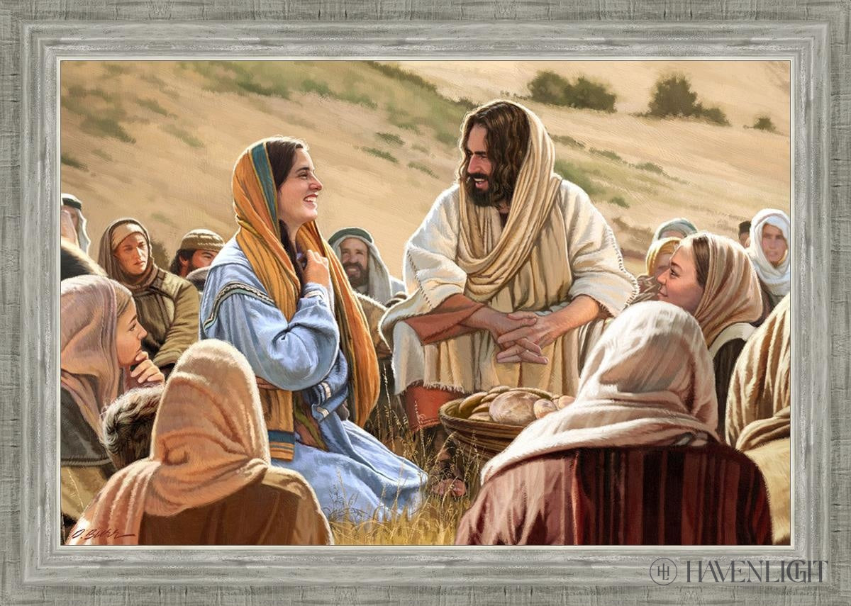 Followers Of Jesus Open Edition Canvas / 30 X 20 Silver 34 3/4 24 Art