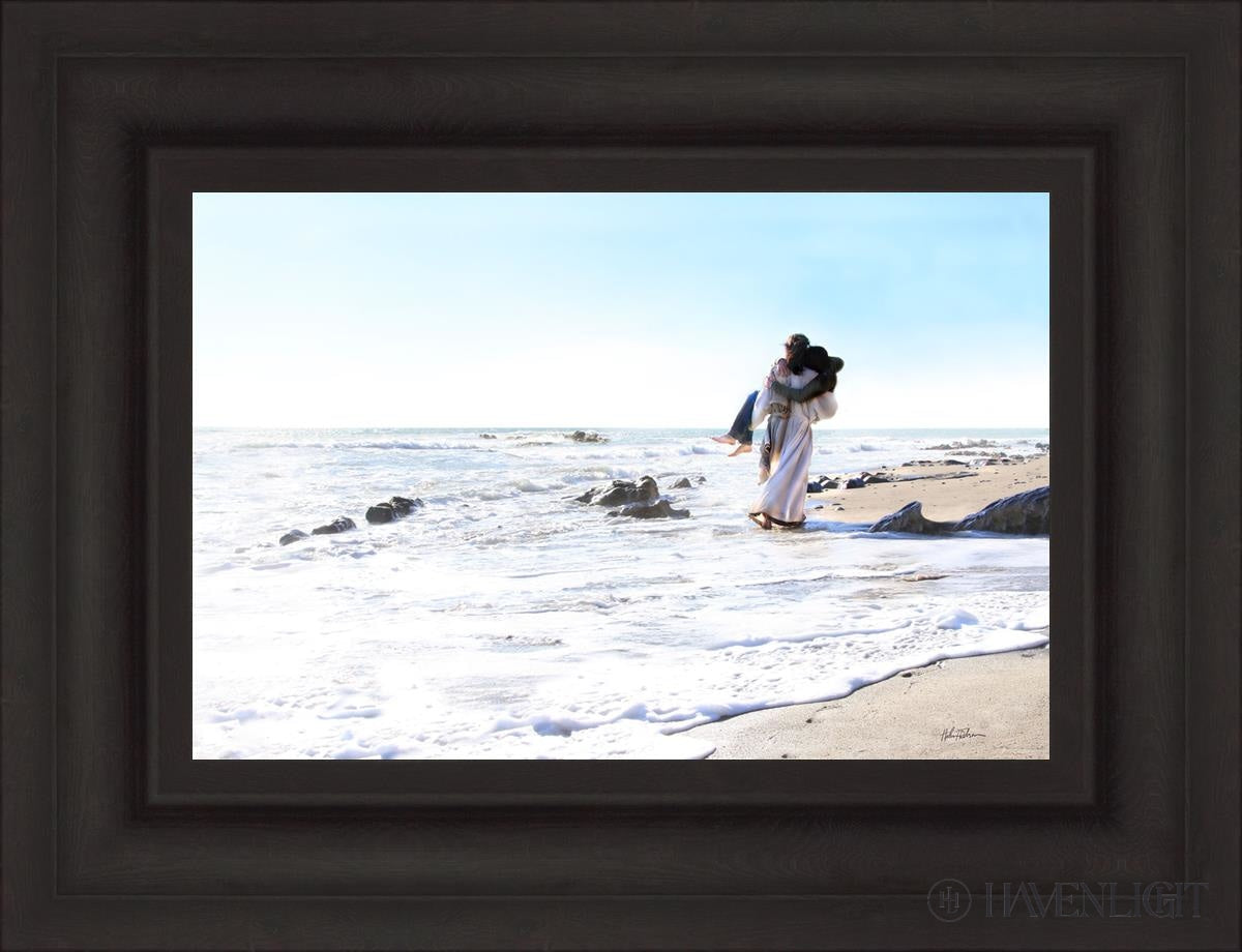 Footprints Open Edition Canvas / 18 X 12 Brown 25 3/4 19 Art
