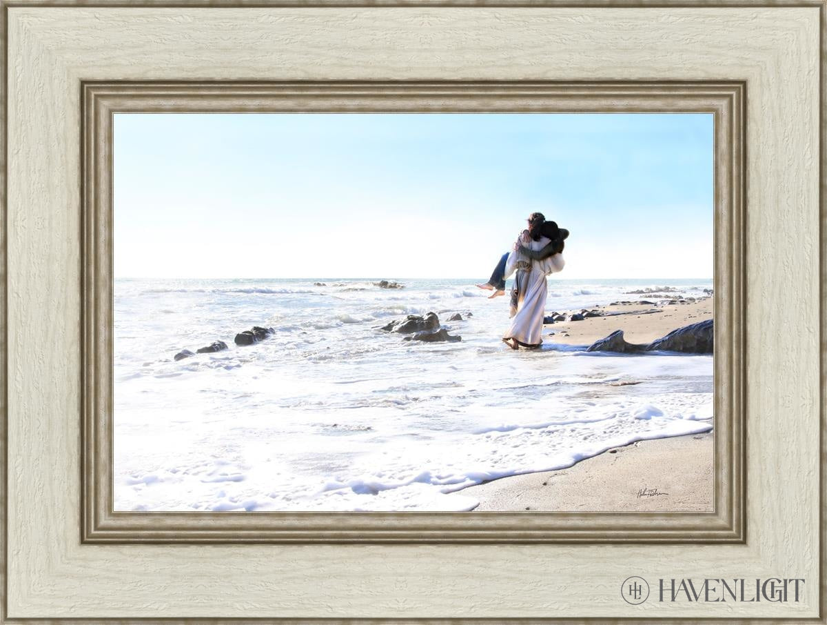 Footprints Open Edition Canvas / 18 X 12 Ivory 24 1/2 Art