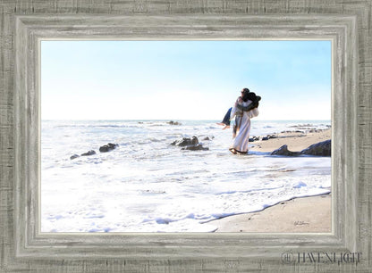 Footprints Open Edition Canvas / 18 X 12 Silver 22 3/4 16 Art
