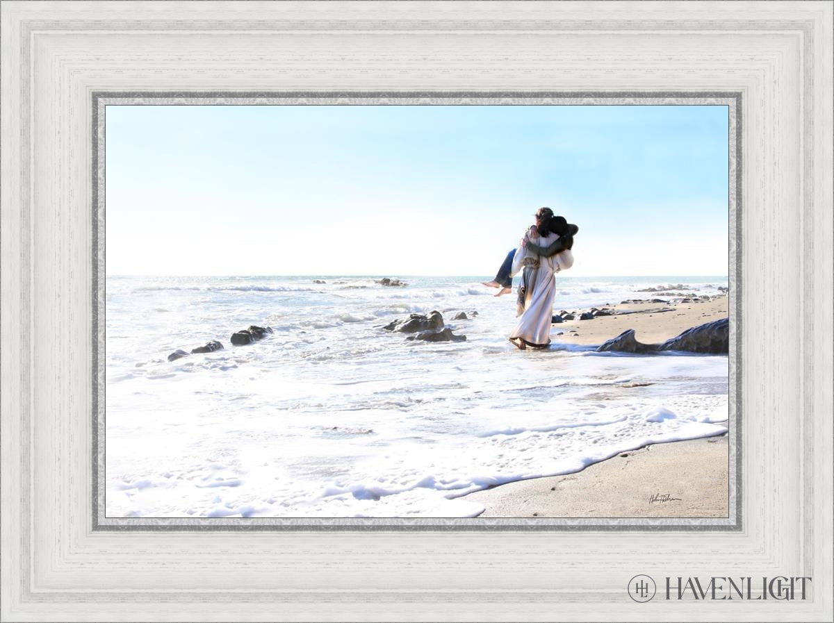 Footprints Open Edition Canvas / 18 X 12 White 23 3/4 17 Art