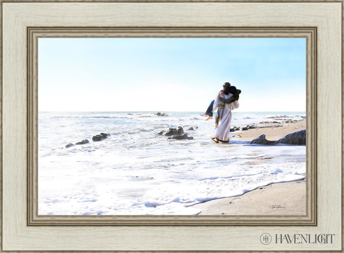 Footprints Open Edition Canvas / 24 X 16 Ivory 30 1/2 22 Art