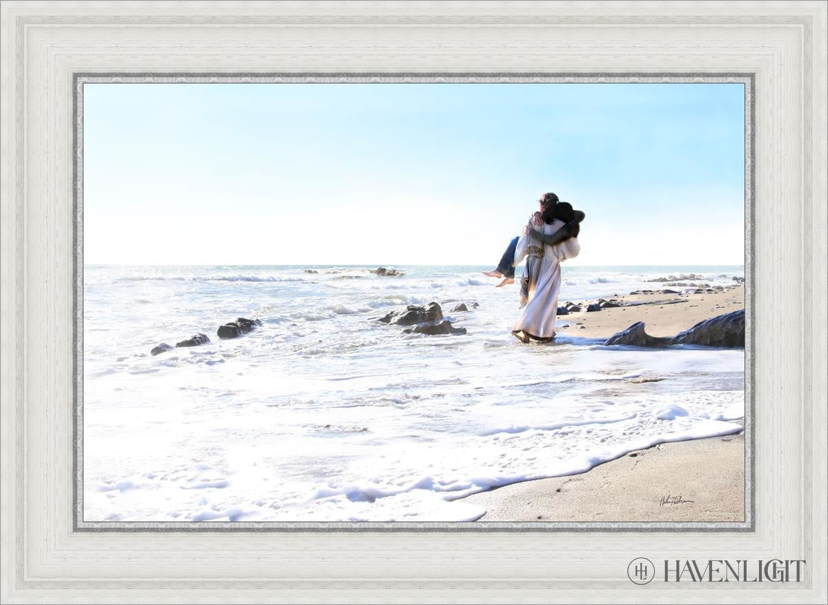Footprints Open Edition Canvas / 24 X 16 White 29 3/4 21 Art