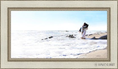 Footprints Open Edition Canvas / 30 X 15 Ivory 36 1/2 21 Art