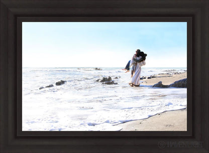Footprints Open Edition Canvas / 30 X 20 Brown 37 3/4 27 Art