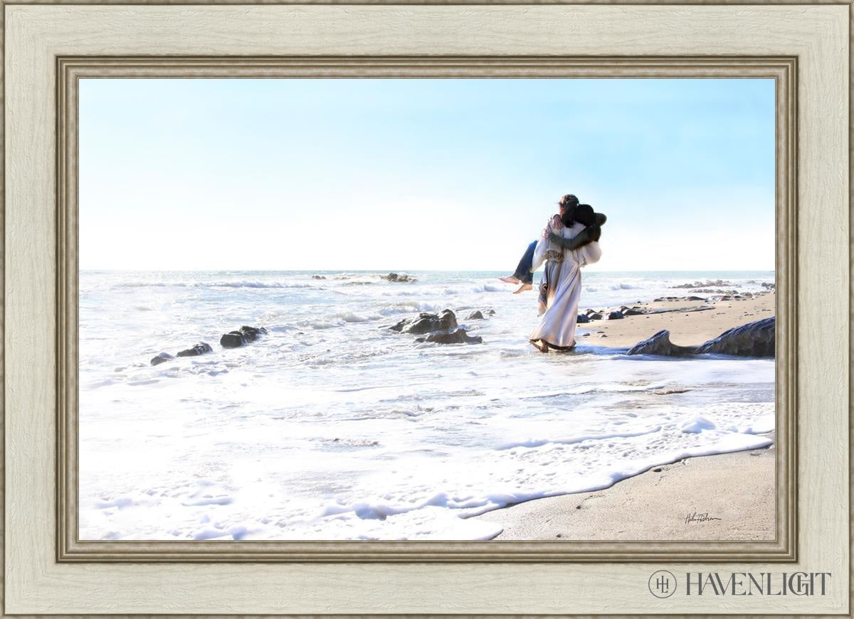 Footprints Open Edition Canvas / 30 X 20 Ivory 36 1/2 26 Art