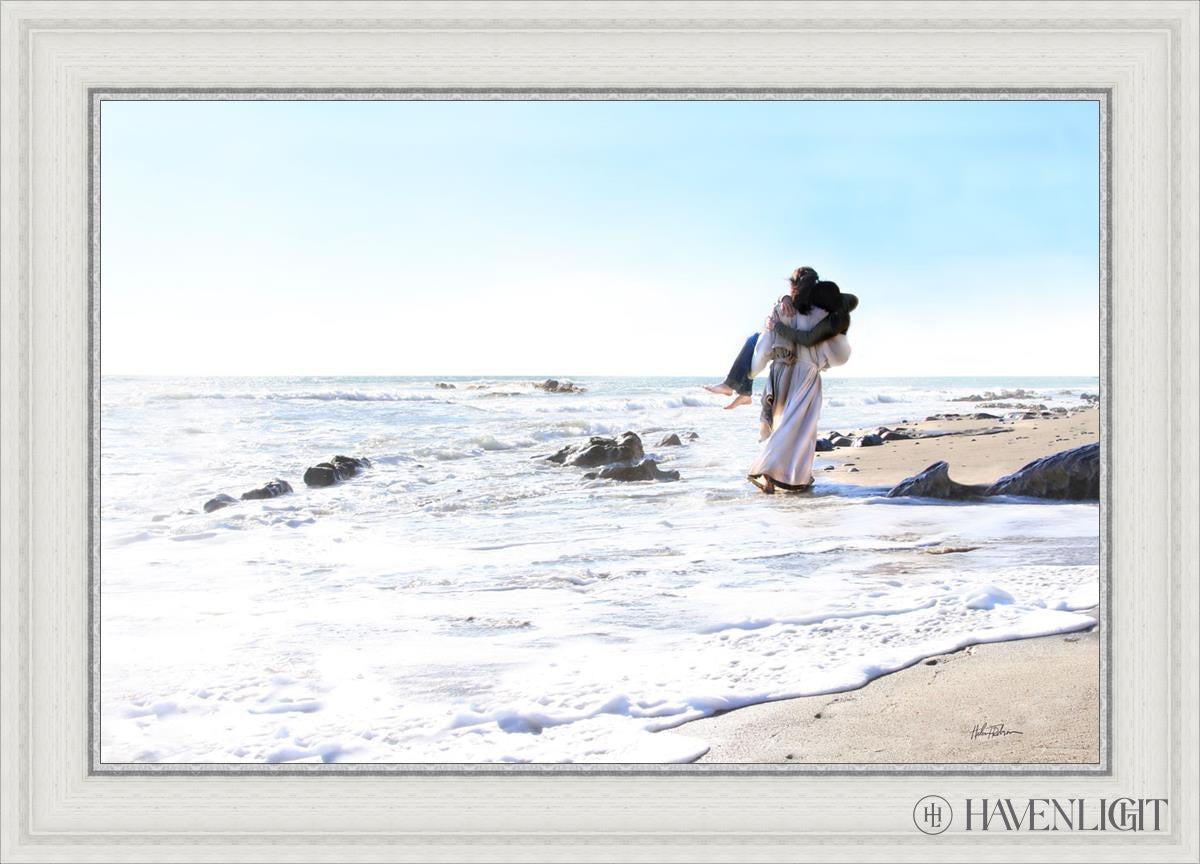 Footprints Open Edition Canvas / 30 X 20 White 35 3/4 25 Art