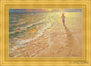 Footprints Open Edition Canvas / 36 X 24 22K Gold Leaf 44 3/8 32 Art