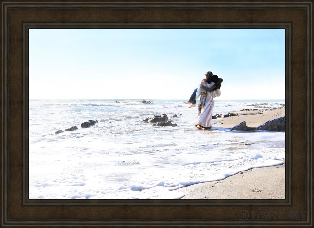 Footprints Open Edition Canvas / 36 X 24 Brown 43 3/4 31 Art