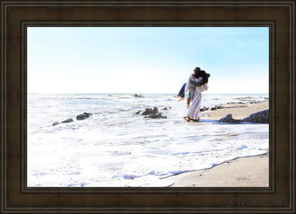 Footprints Open Edition Canvas / 36 X 24 Brown 43 3/4 31 Art