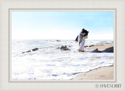 Footprints Open Edition Canvas / 36 X 24 White 43 3/4 31 Art