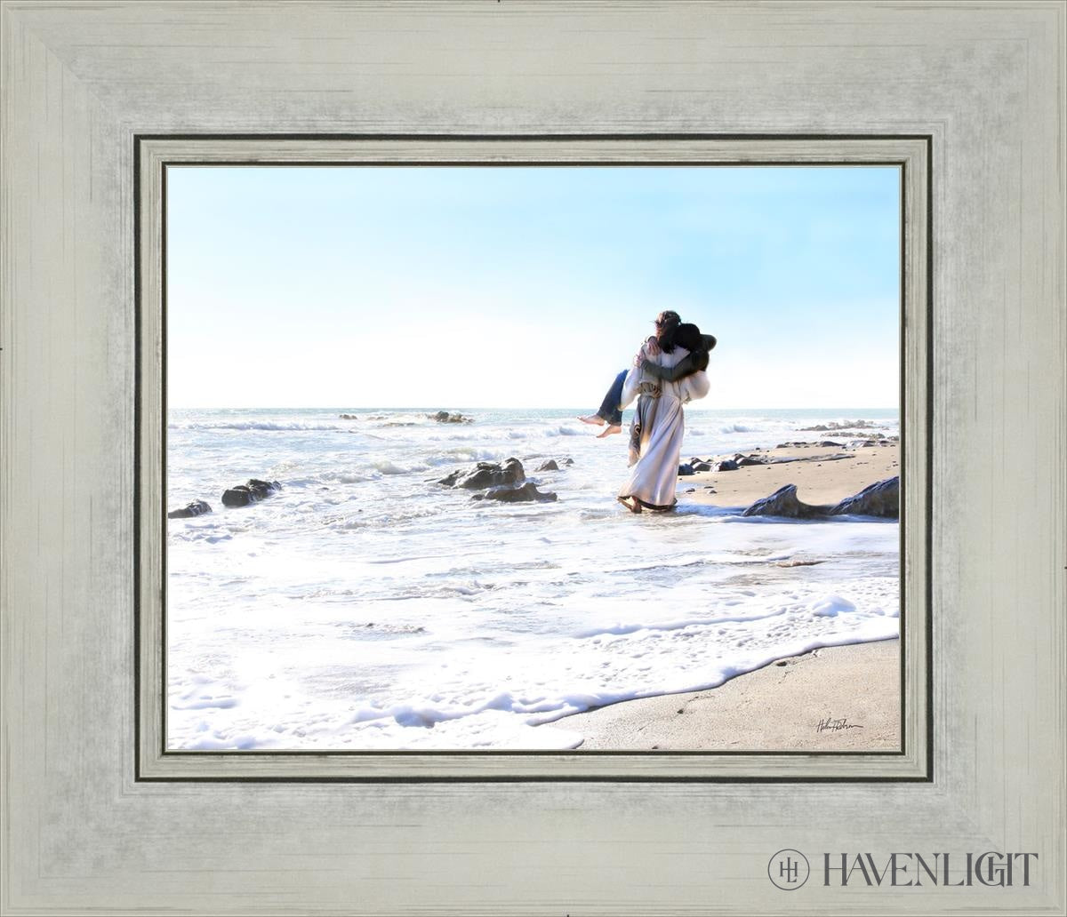 Footprints Open Edition Print / 10 X 8 Silver 14 1/4 12 Art