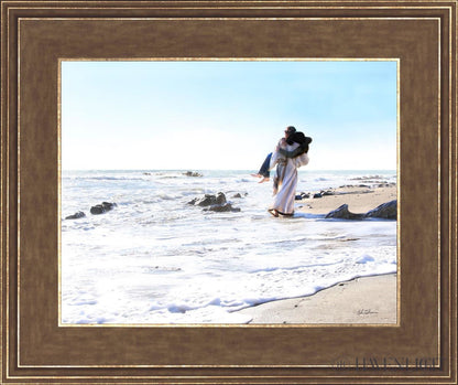 Footprints Open Edition Print / 14 X 11 Gold 18 3/4 15 Art