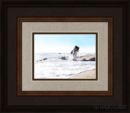 Footprints Open Edition Print / 7 X 5 Brown 14 3/4 12 Art