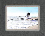 Footprints Open Edition Print / 7 X 5 Matted To 10 8 Art
