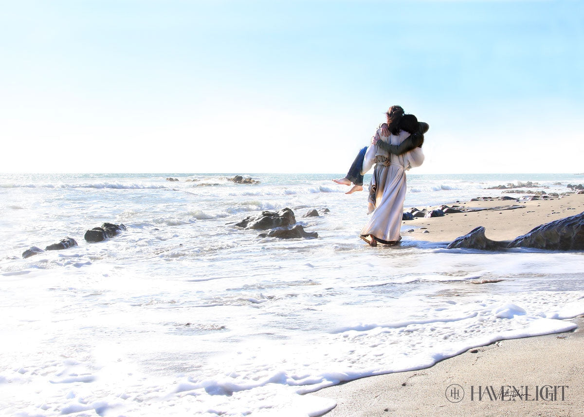 Footprints Open Edition Print / 7 X 5 Only Art