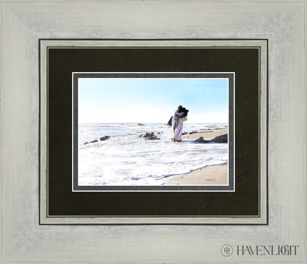 Footprints Open Edition Print / 7 X 5 Silver 14 1/4 12 Art