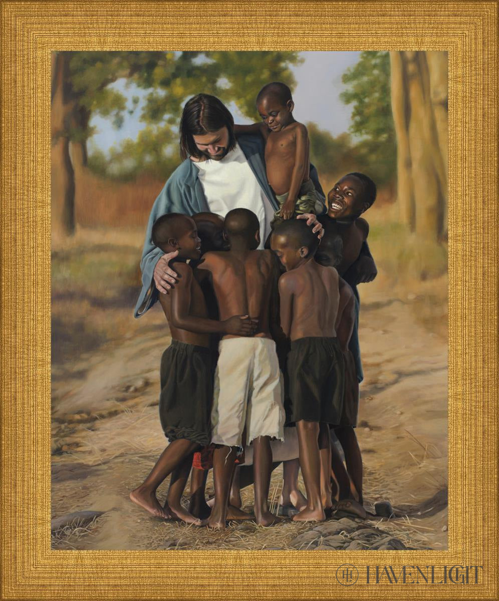 For All Mankind Open Edition Print / 8 X 10 Matte Gold 9 3/4 11 Art