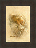 Found Open Edition Canvas / 16 X 24 Bronze Frame 23 3/4 31 Art