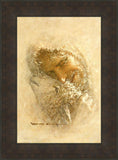 Found Open Edition Canvas / 20 X 30 Bronze Frame 27 3/4 37 Art