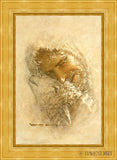Found Open Edition Canvas / 24 X 36 Gold Metal Leaf 32 3/8 44 Art