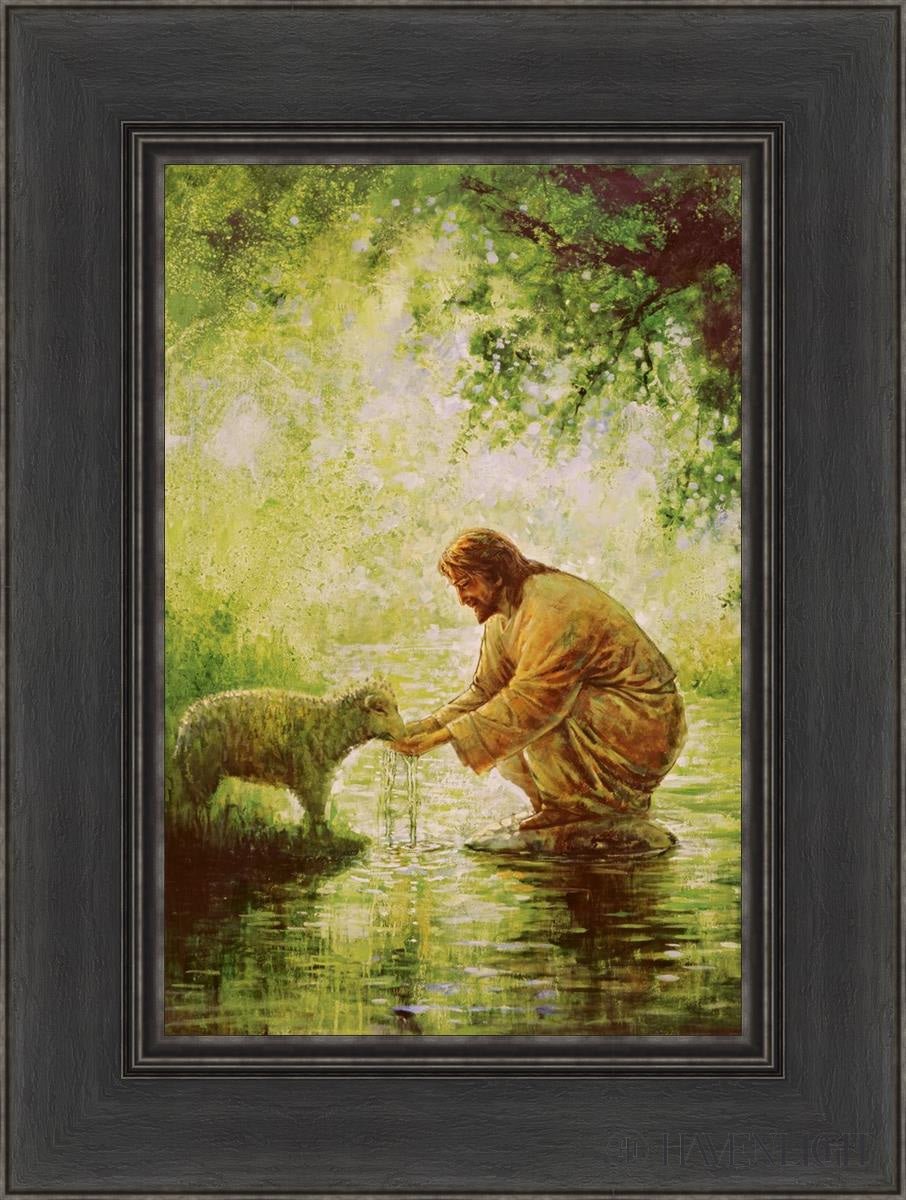 Gentle Shepherd Open Edition Canvas / 12 X 18 Black 1/2 24 Art