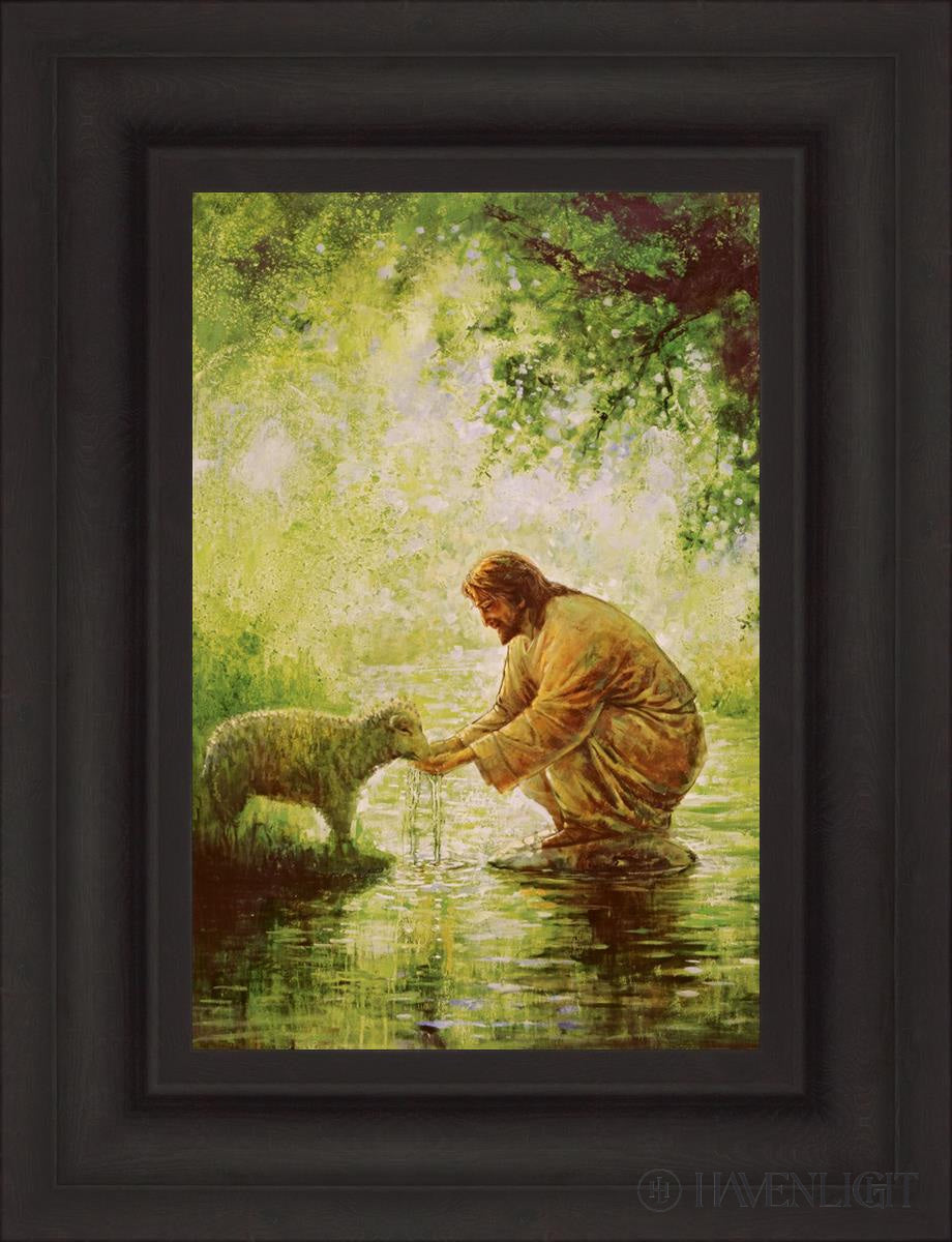 Gentle Shepherd Open Edition Canvas / 12 X 18 Brown 19 3/4 25 Art