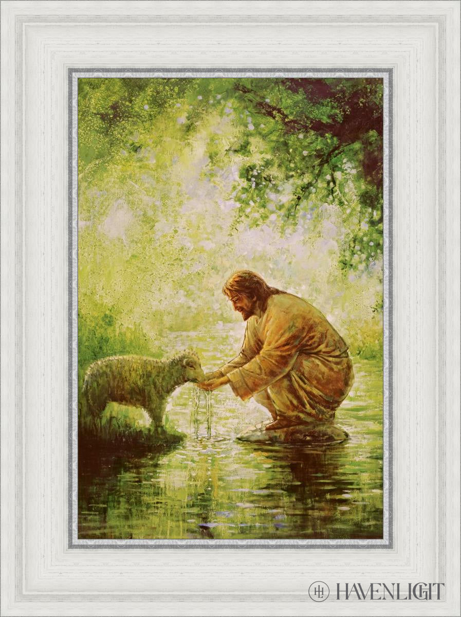 Gentle Shepherd Open Edition Canvas / 12 X 18 White 17 3/4 23 Art