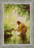 Gentle Shepherd Open Edition Canvas / 16 X 24 Silver 20 3/4 28 Art