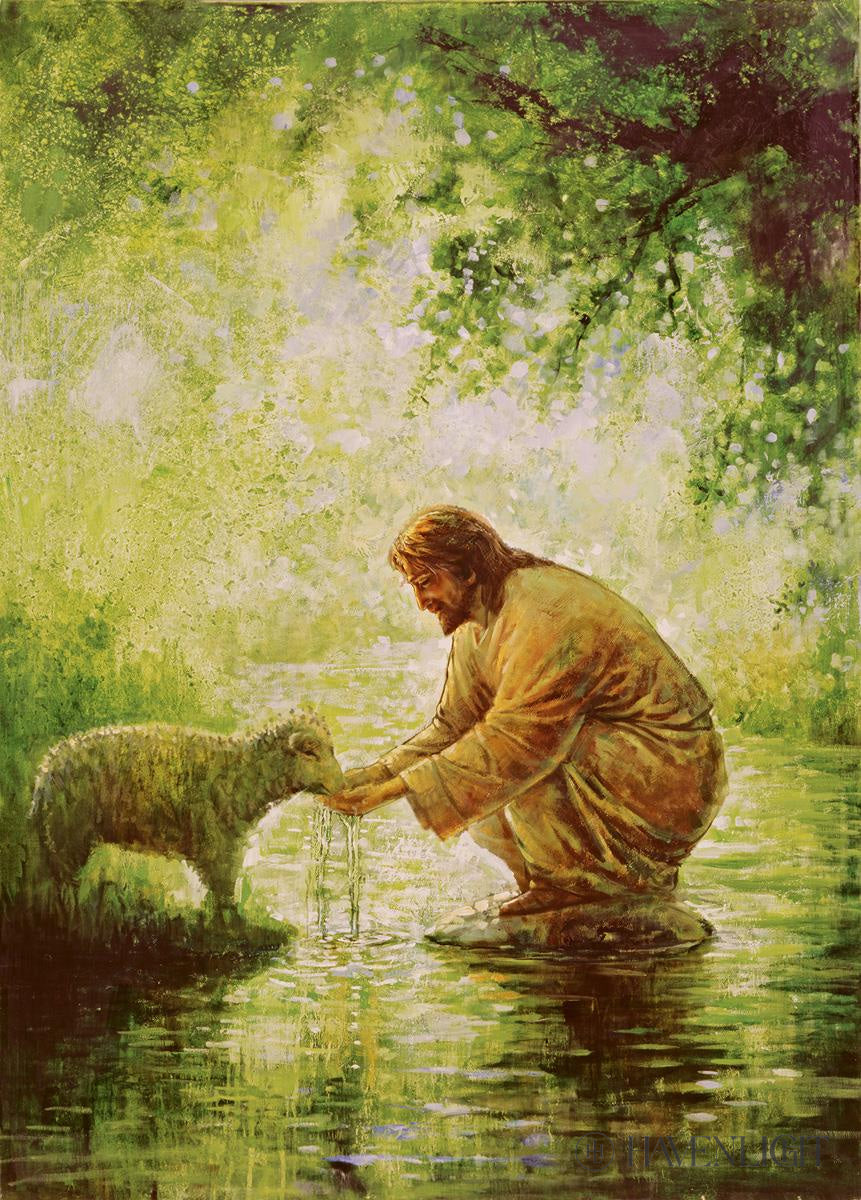Gentle Shepherd Open Edition Print / 5 X 7 Only Art