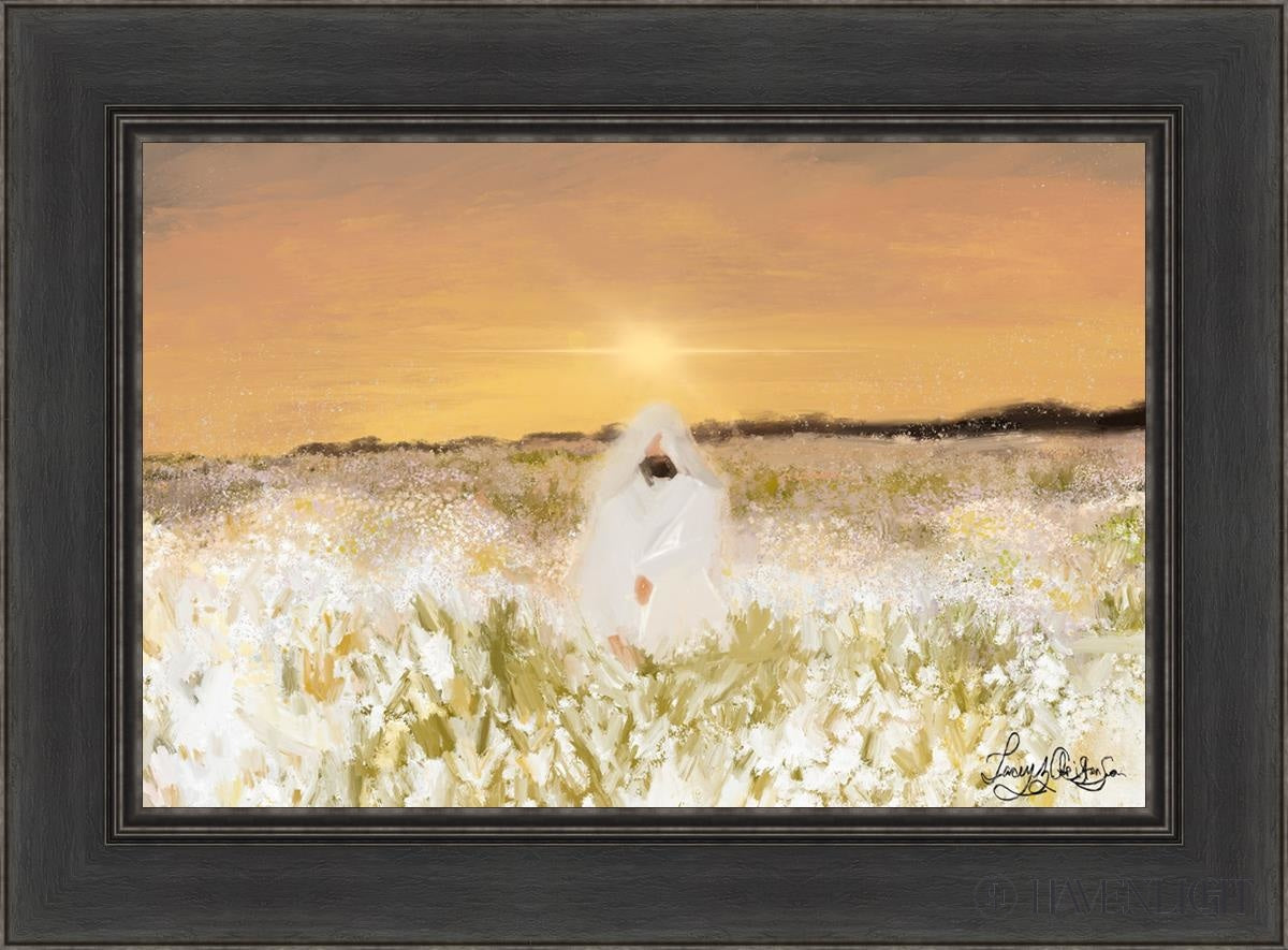 He Has Come Open Edition Canvas / 24 X 16 Black 30 1/2 22 Art