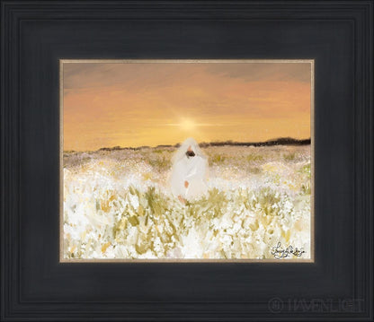 He Has Come Open Edition Print / 10 X 8 Black 14 3/4 12 Art