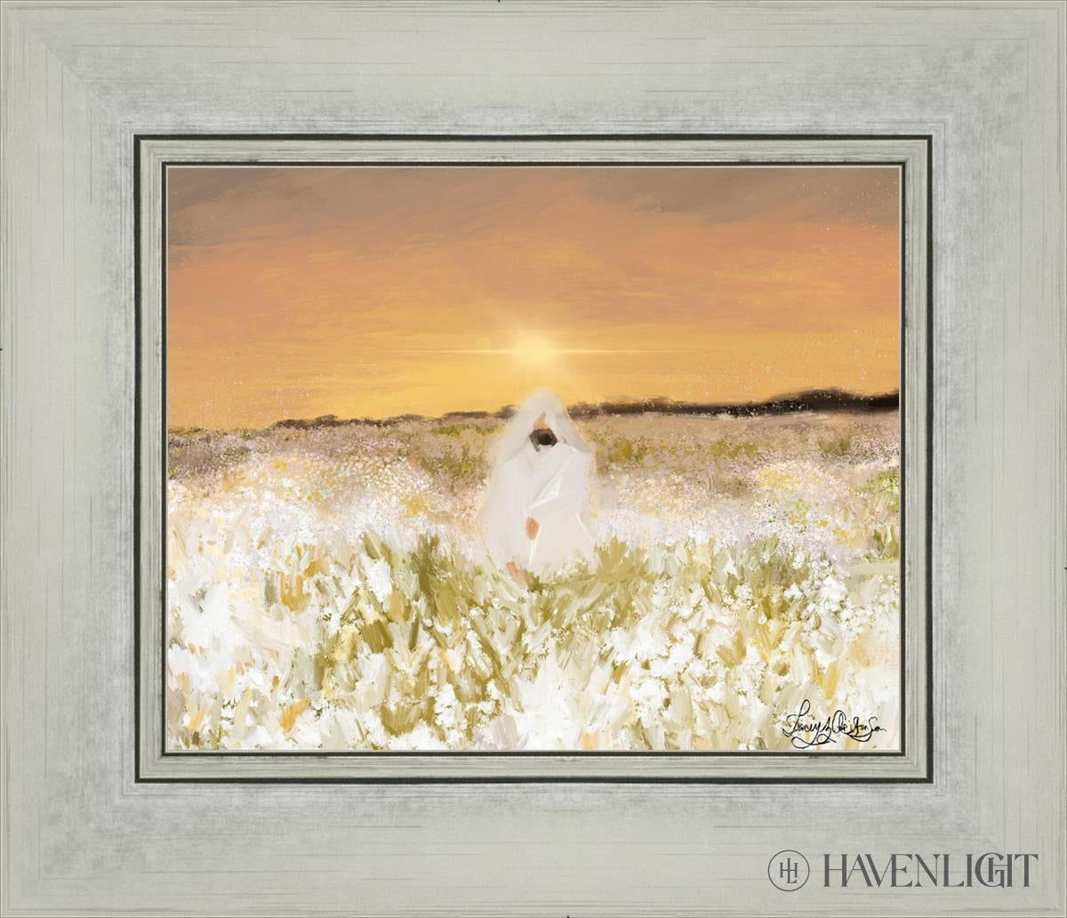 He Has Come Open Edition Print / 10 X 8 Silver 14 1/4 12 Art