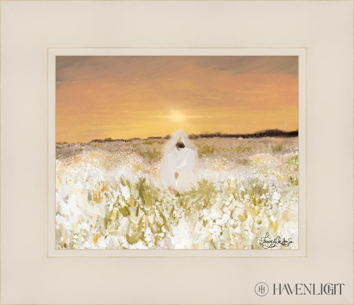 He Has Come Open Edition Print / 10 X 8 White 14 1/4 12 Art