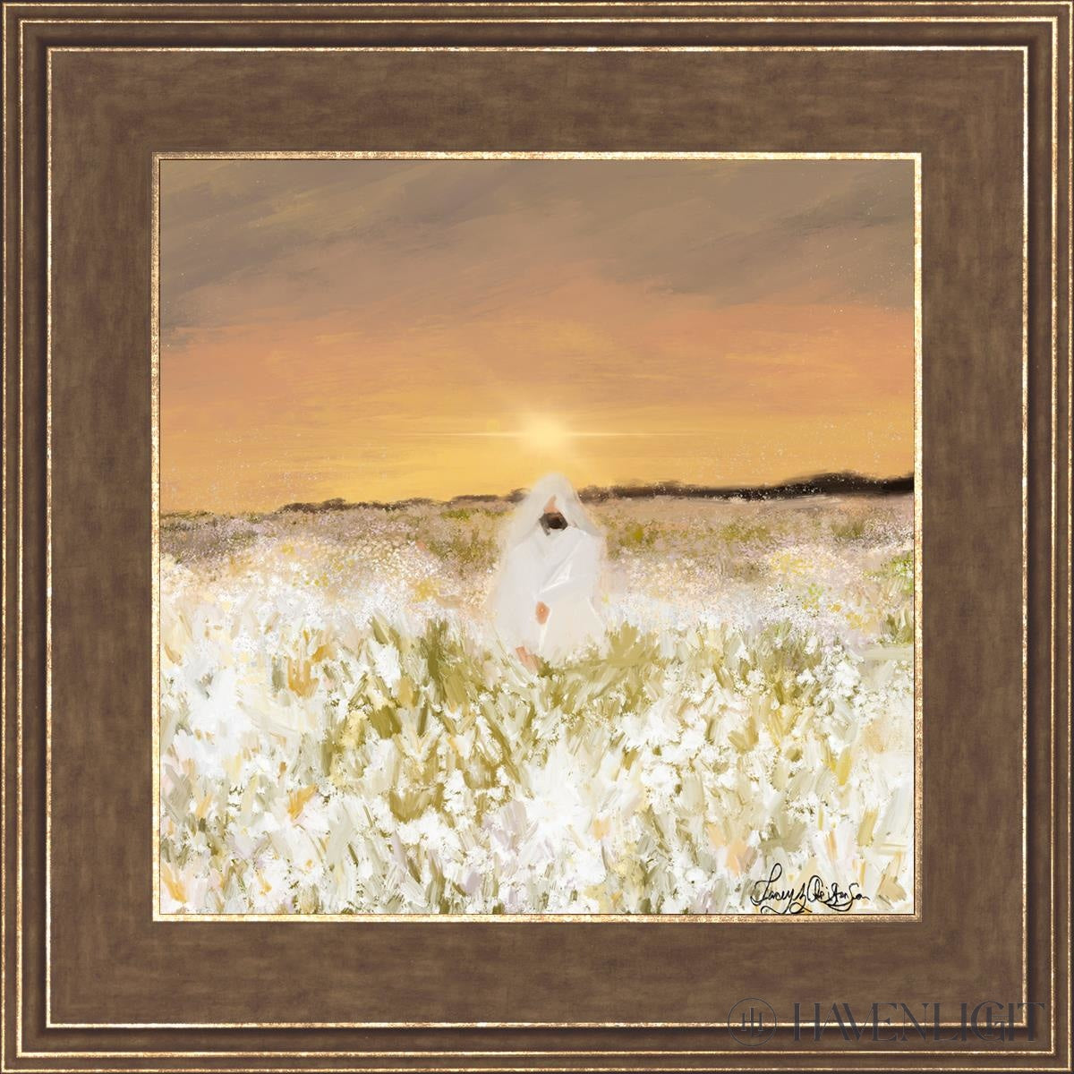 He Has Come Open Edition Print / 12 X Gold 16 3/4 Art
