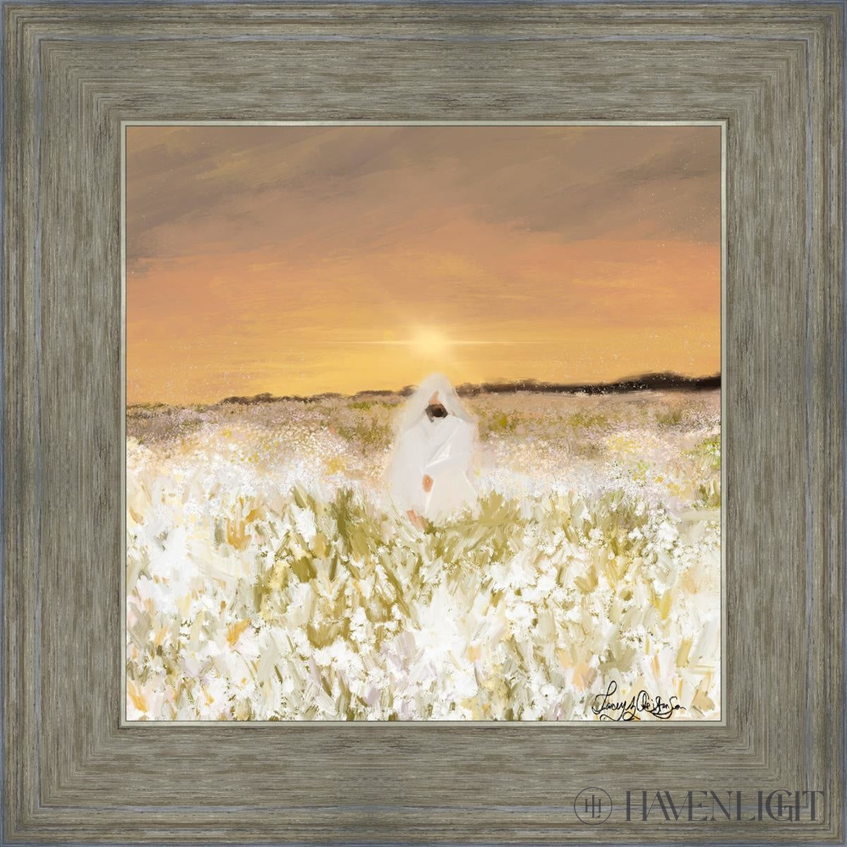 He Has Come Open Edition Print / 12 X Gray 16 3/4 Art