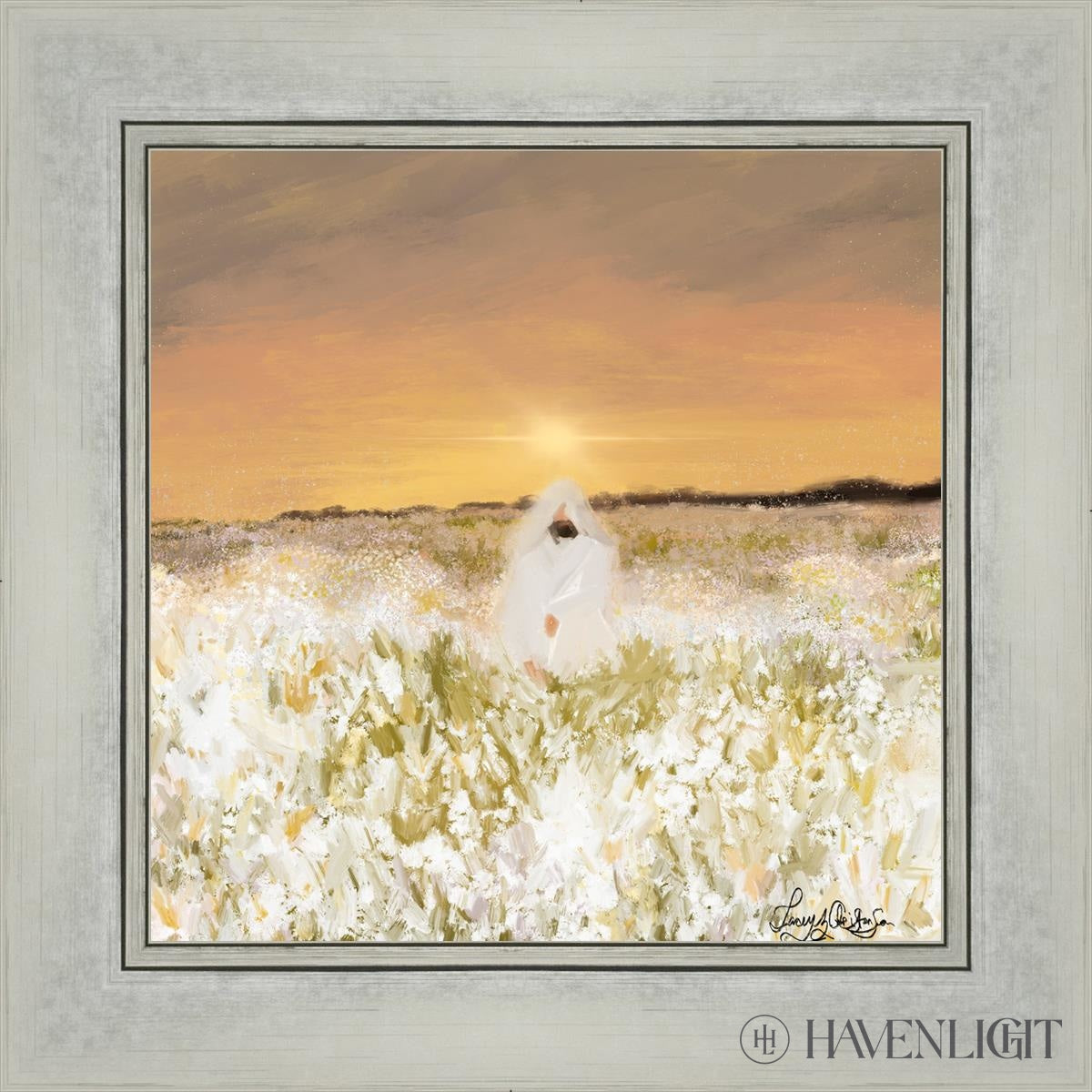 He Has Come Open Edition Print / 12 X Silver 16 1/4 Art