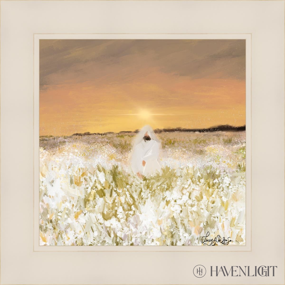 He Has Come Open Edition Print / 12 X White 16 1/4 Art