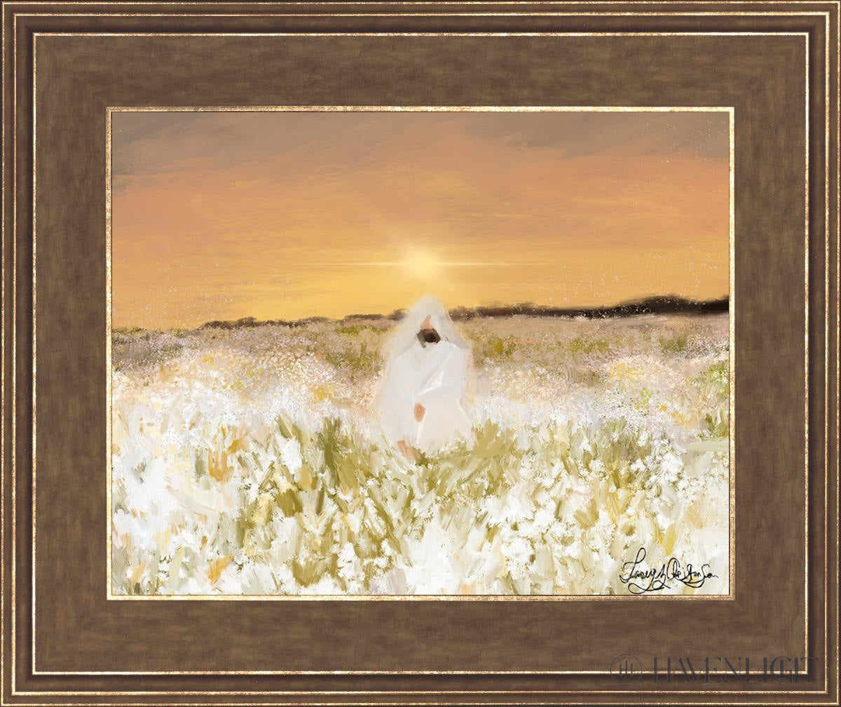 He Has Come Open Edition Print / 14 X 11 Gold 18 3/4 15 Art