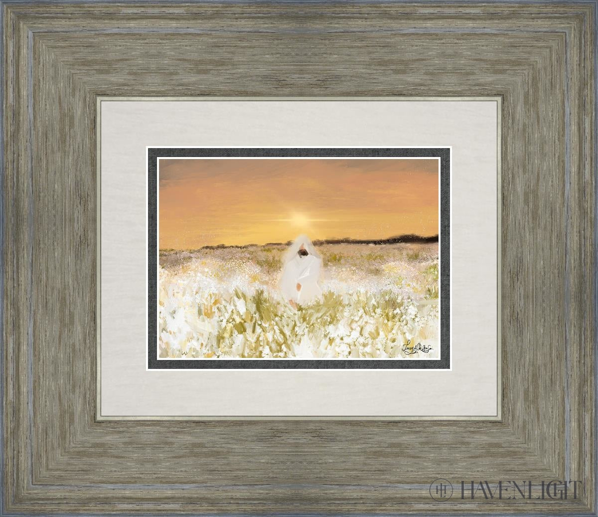 He Has Come Open Edition Print / 7 X 5 Gray 14 3/4 12 Art