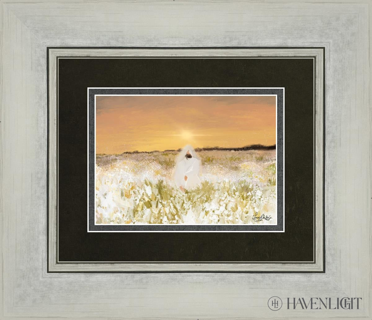 He Has Come Open Edition Print / 7 X 5 Silver 14 1/4 12 Art