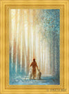 He Leadeth Me Open Edition Canvas / 24 X 36 22K Gold Leaf 32 3/8 44 Art