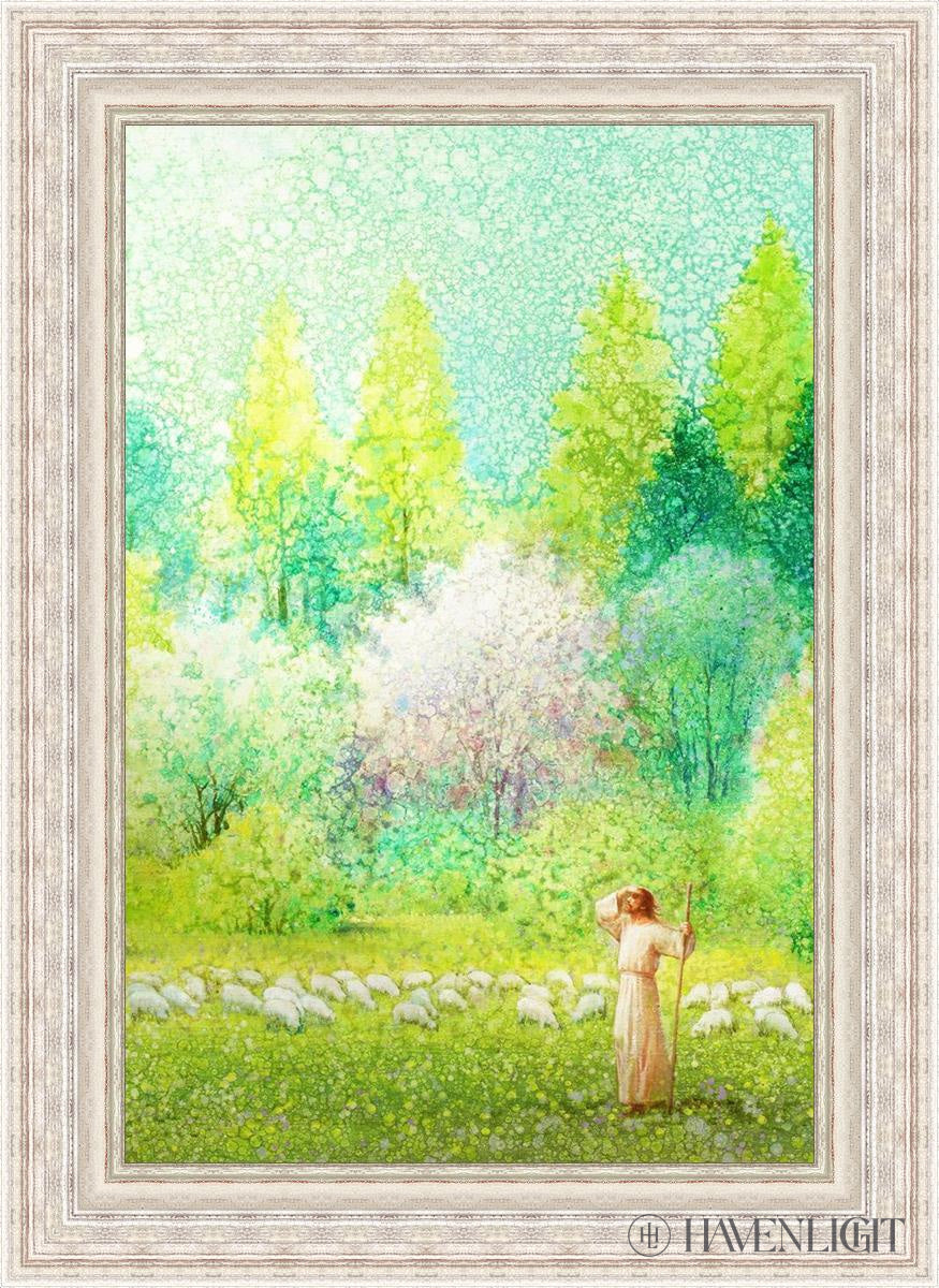 He Shall Find What Is Lost Open Edition Canvas / 24 X 36 Silver Metal Leaf 32 3/8 44 Art