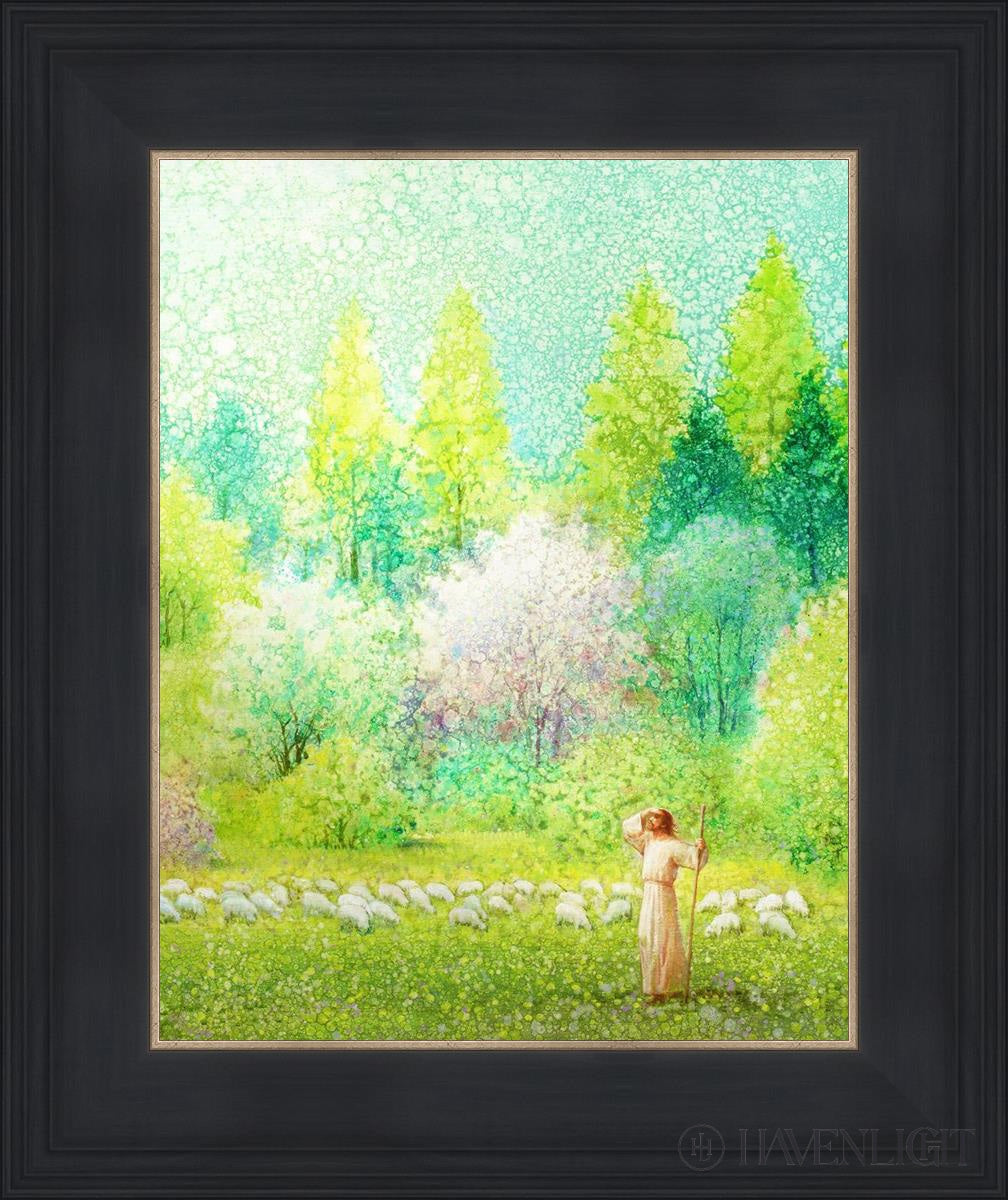 He Shall Find What Is Lost Open Edition Print / 11 X 14 Black 15 3/4 18 Art