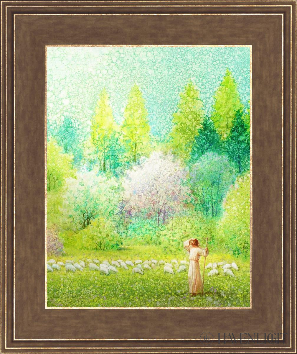 He Shall Find What Is Lost Open Edition Print / 11 X 14 Gold 15 3/4 18 Art
