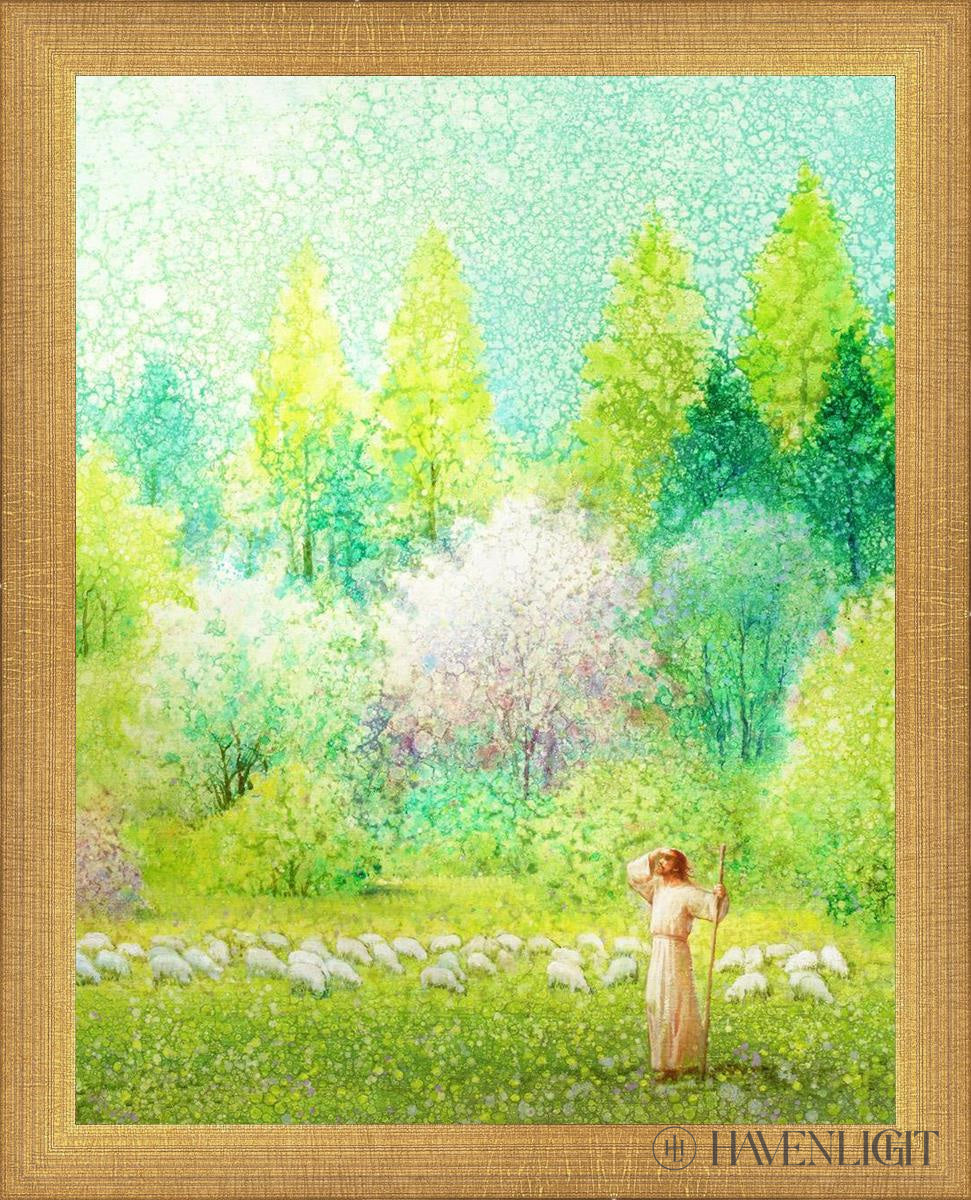 He Shall Find What Is Lost Open Edition Print / 11 X 14 Matte Gold 12 3/4 15 Art